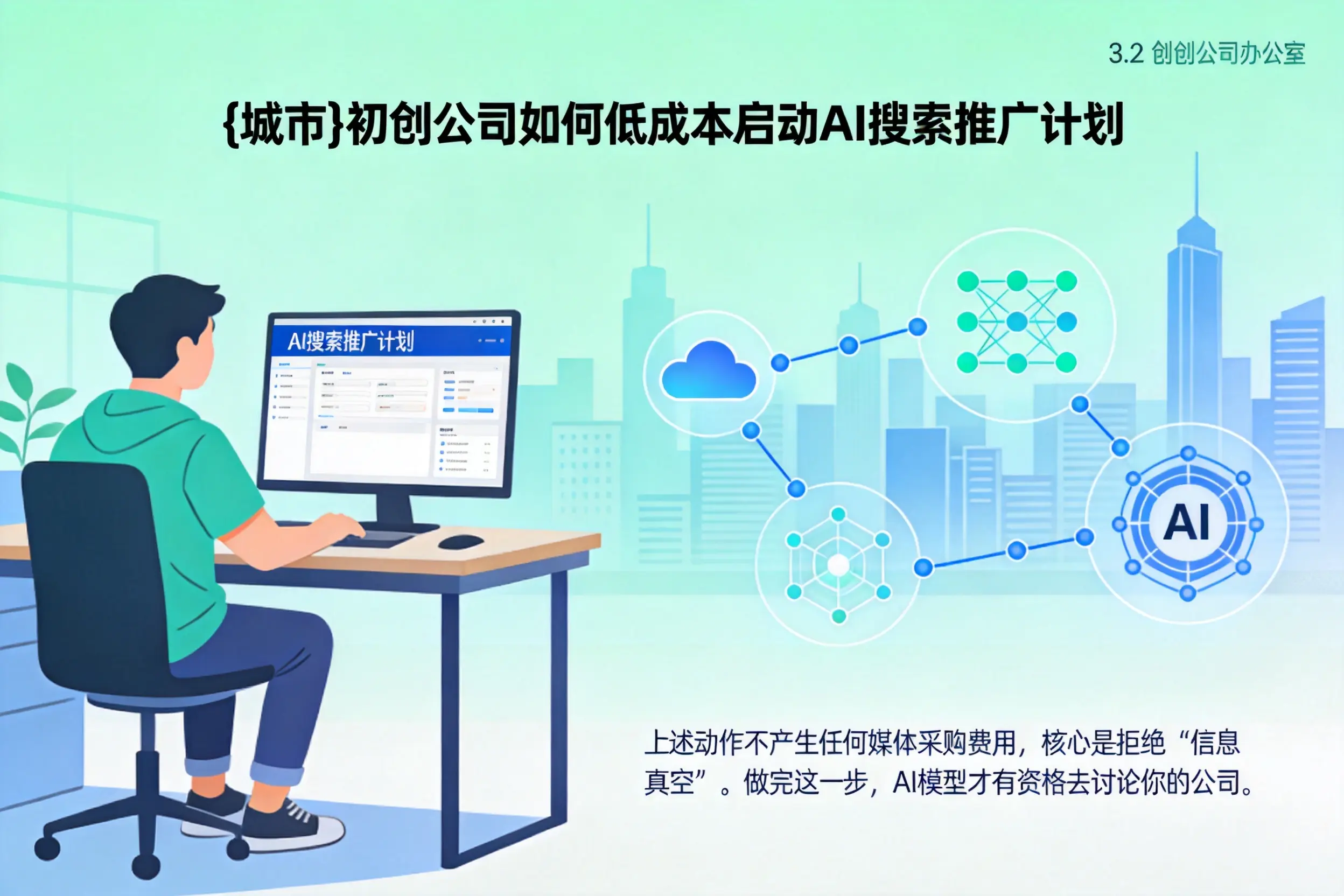 新星初创公司如何低成本启动AI搜索推广计划