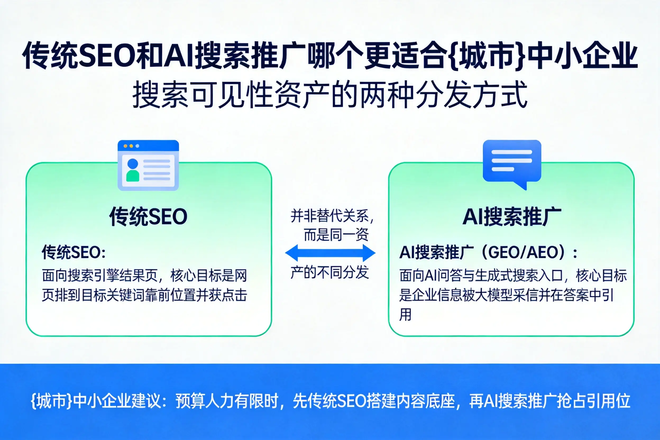 传统SEO和AI搜索推广哪个更适合新星中小企业