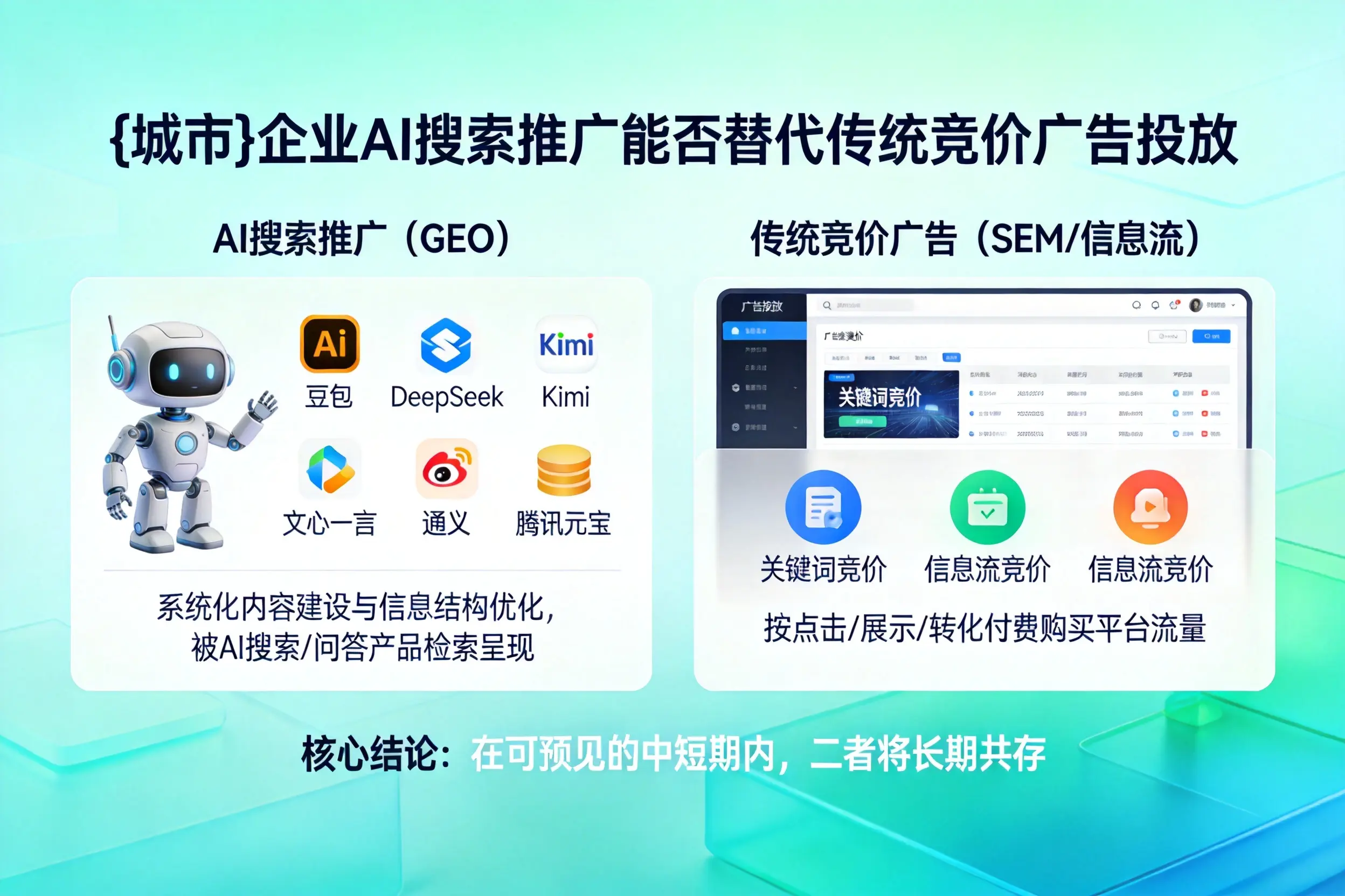 新星企业AI搜索推广能否替代传统竞价广告投放