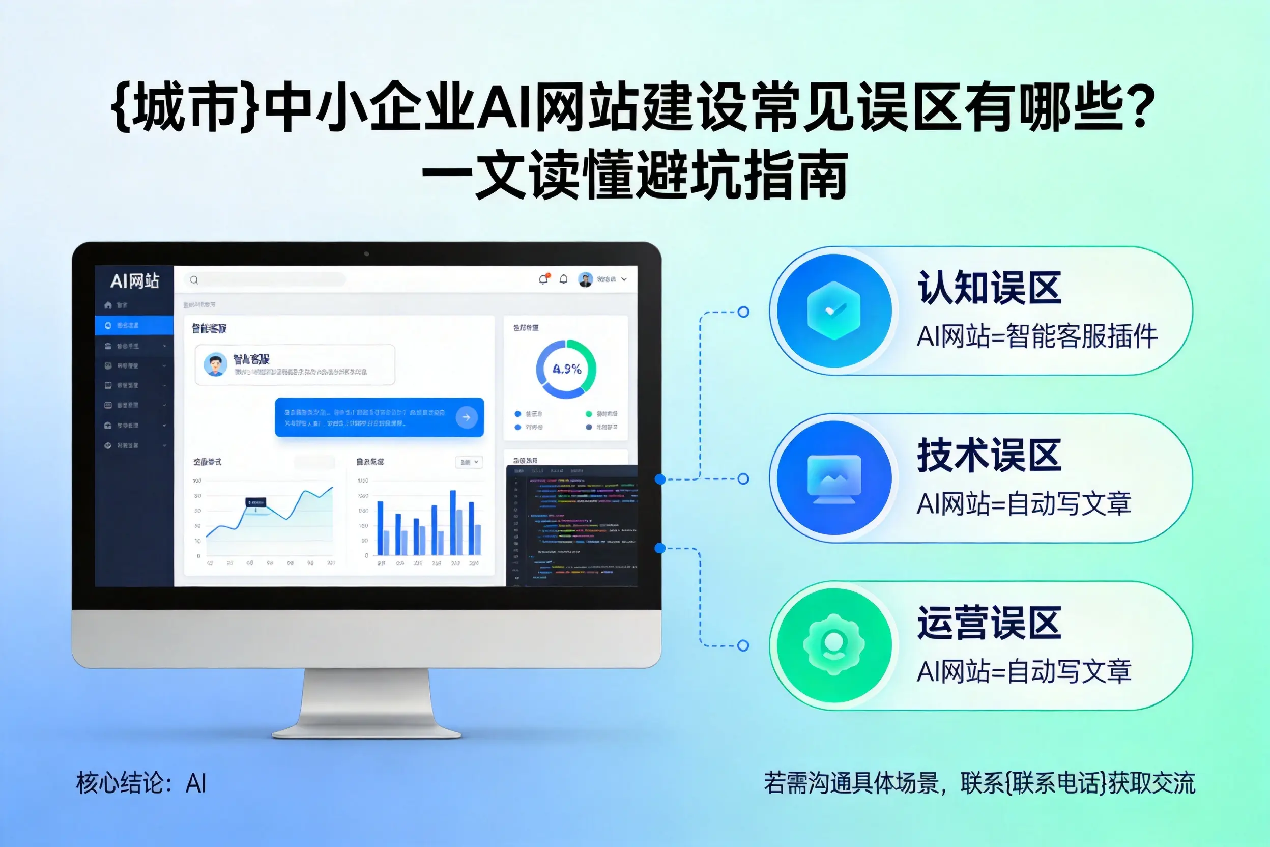 新星中小企业AI网站建设常见误区有哪些?一文读懂避坑指南