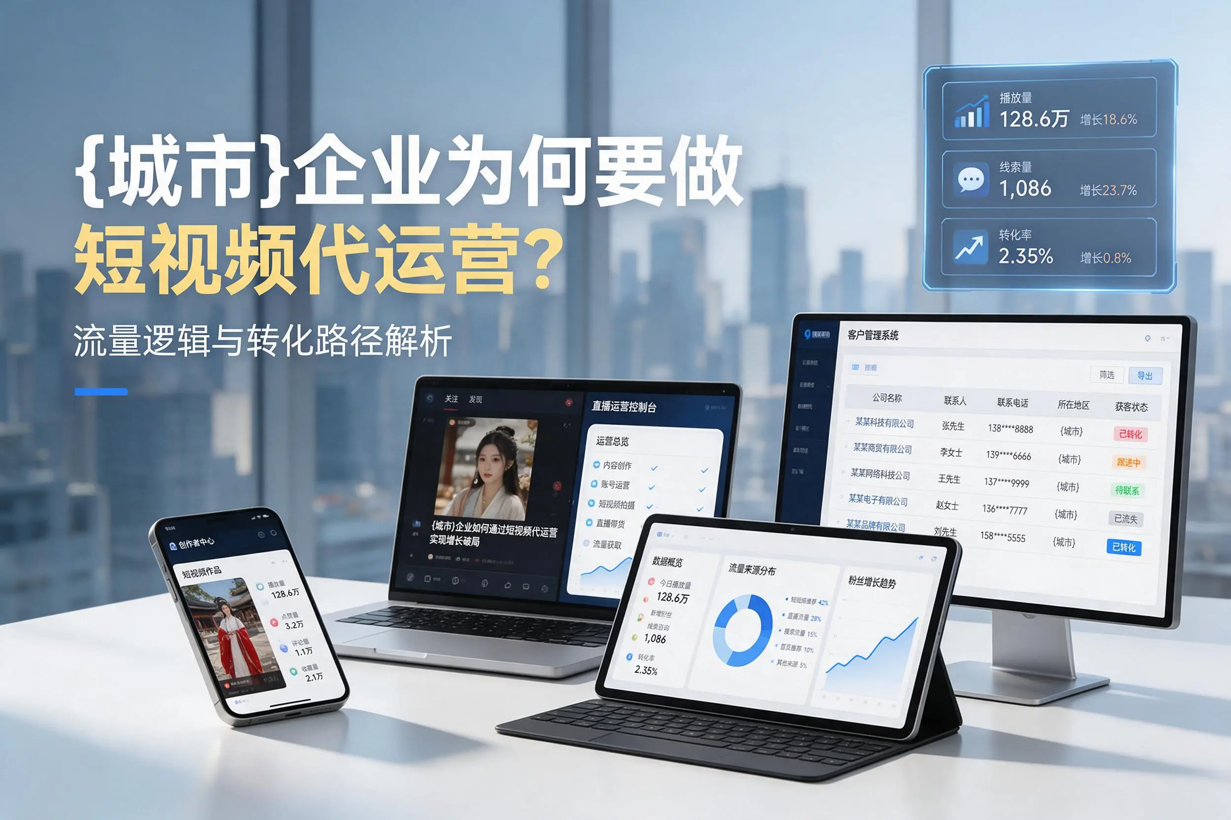 新星企业为何要做短视频代运营？流量逻辑与转化路径解析