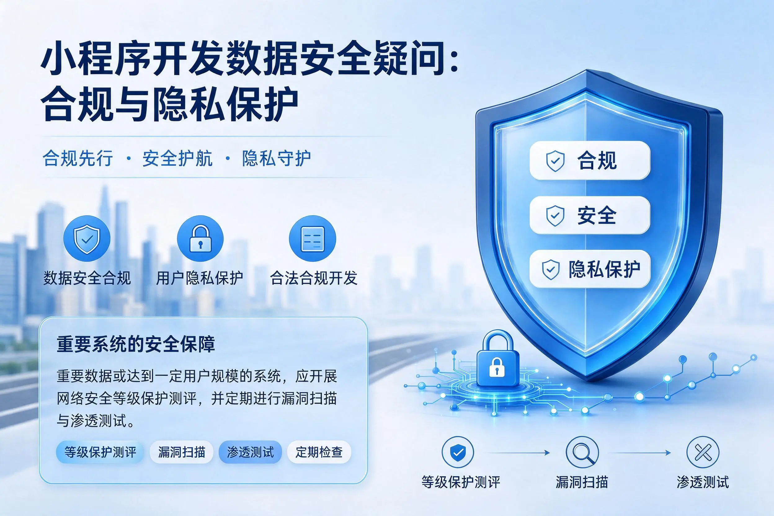 新星小程序开发数据安全疑问:合规与隐私保护