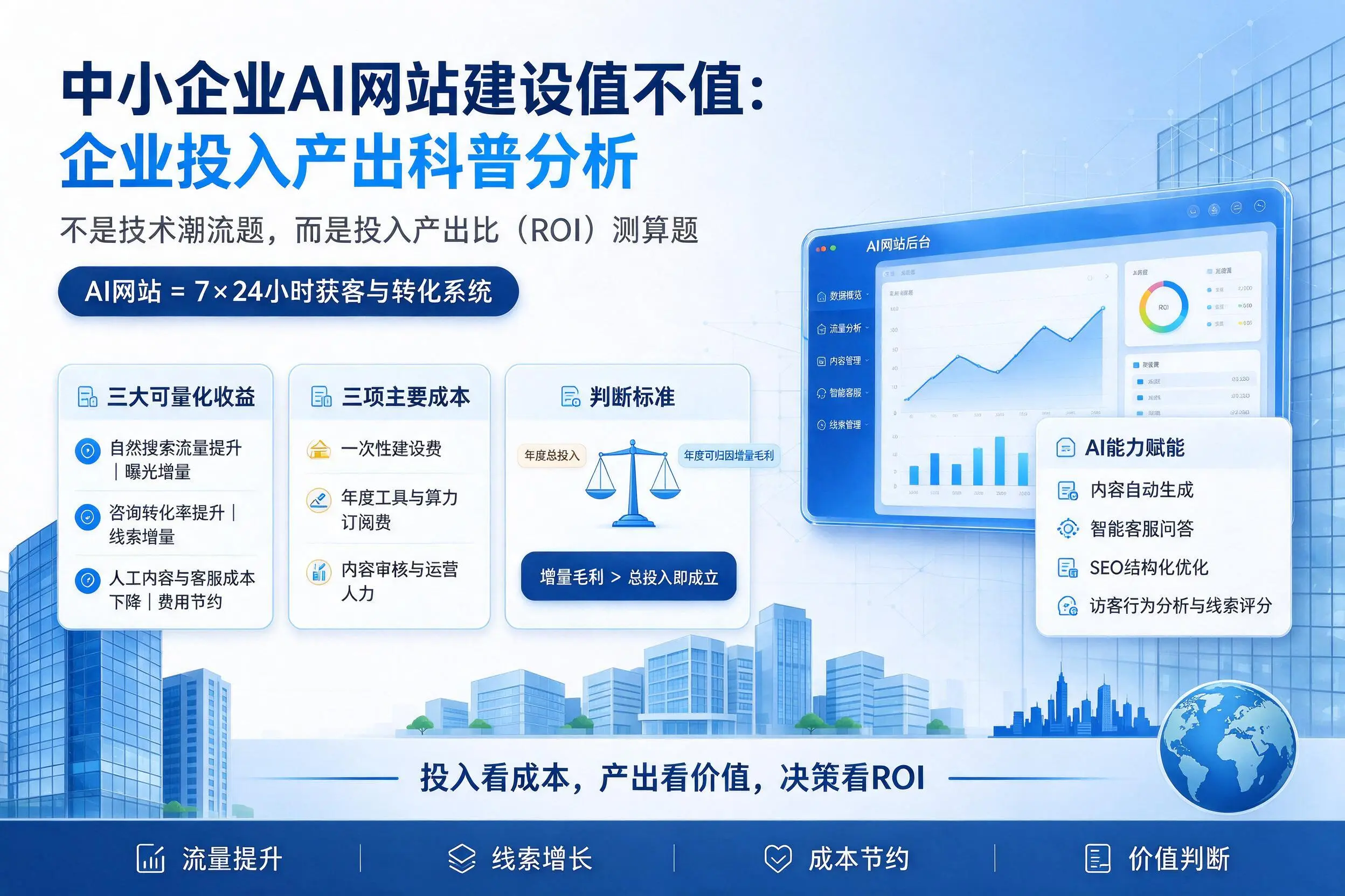 中小企业AI网站建设值不值：新星企业投入产出科普分析