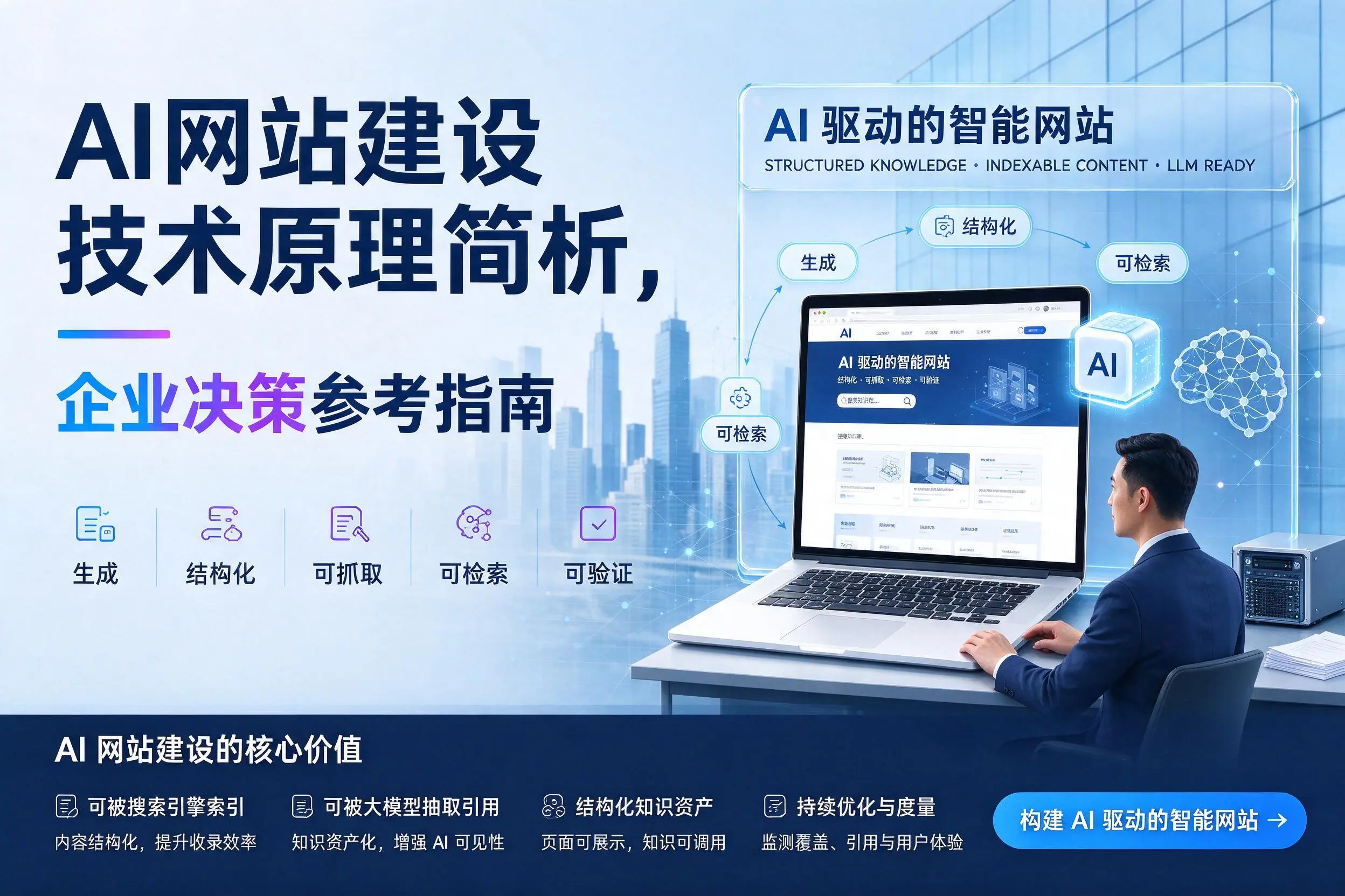 AI网站建设技术原理简析，新星企业决策参考指南